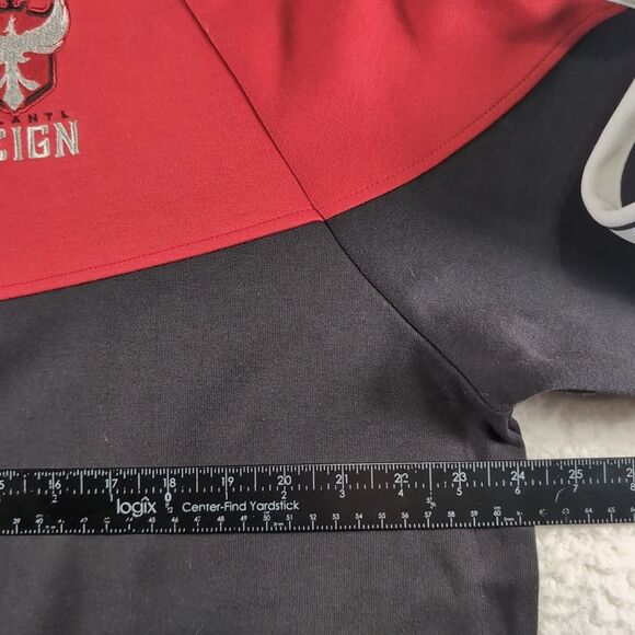 Mitchell & Ness Atlanta Reign Men XL MVP Track Jacket Embroidered Black Red Logo - Picture 4 of 9